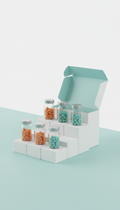 Wellness Supplement Vials For Morning Clarity